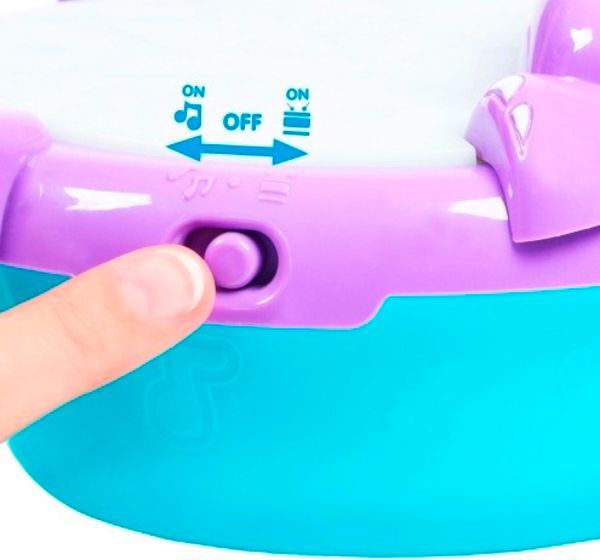 Игрушка музыкальная Bebelino светомузыкальный барабан Бегемотик 58156