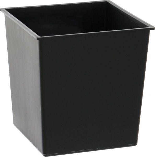 Горщик пластиковий Plastkon ELISE матовий квадратний 5,9л салатовий 