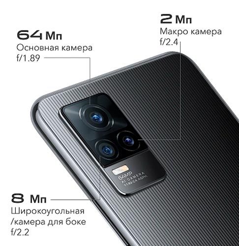 Смартфон Vivo V21e 8/128GB roman black 