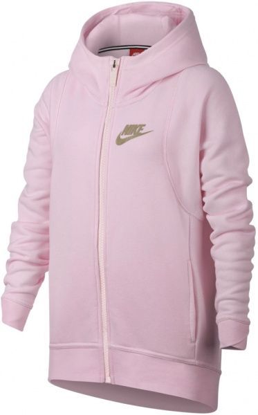 Джемпер Nike G NSW MDRN HOODIE FZ 890251-632 р. S світло-рожевий