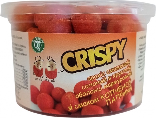 Арахис CRISPY копченая паприка 100 г