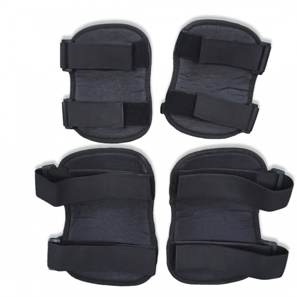 Комплект наколенники-налокотники черные