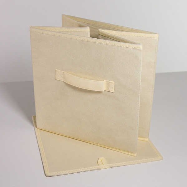 Ящик для хранения MVM TH-08 BEIGE 280x280x280 мм