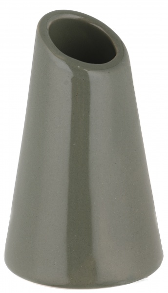 Ваза керамічна Eterna зелена хвиля 4,5х4,5х13 см 105-13 