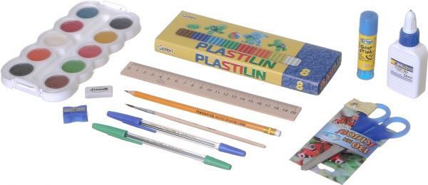 Набір канцелярський школяра 19 предметів