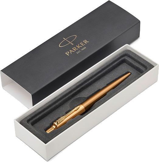 Ручка шариковая Parker Jotter Luxury West End Brushed Gold 18132