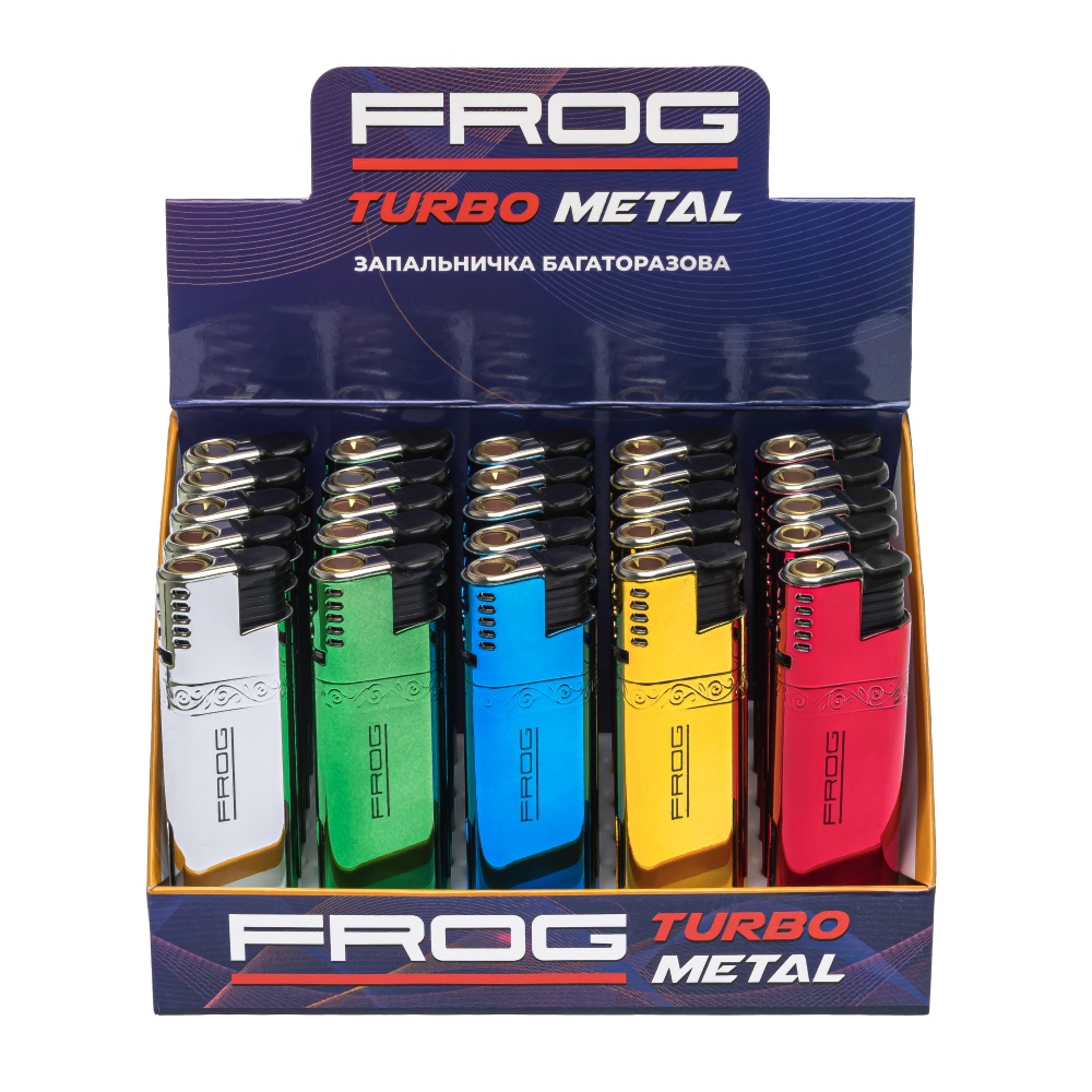 Запальничка Frog TURBO METAL