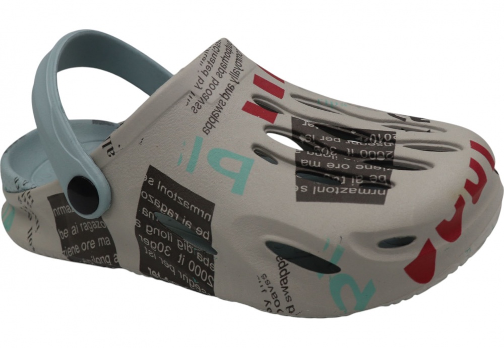 Сабо для мальчиков HW р.39 серый (HS-2437)