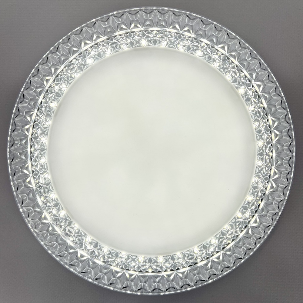 Світильник світлодіодний Sensio 36 Вт білий/прозорий 5000 К MIYA 36W R