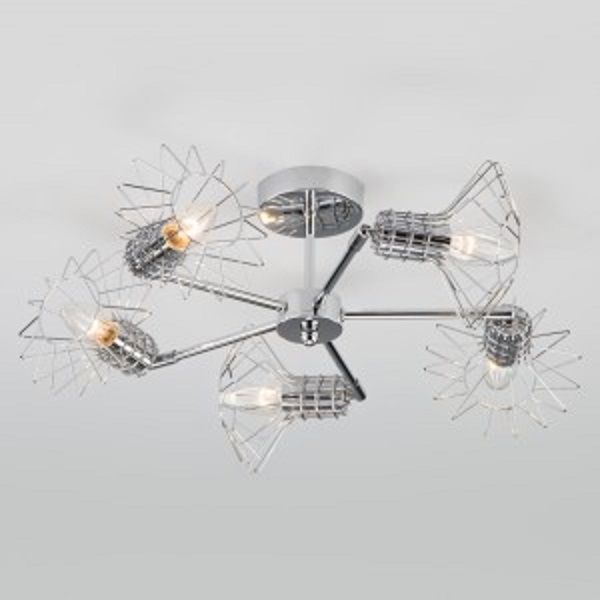 Люстра потолочная Strotskis Tranello 5x60 Вт E14 хром 70108/5