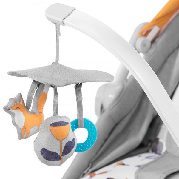 Кресло-шезлонг Kinderkraft UNIMO 2020 Серое