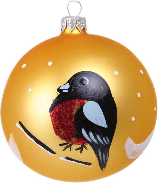 Шар новогодний мульти d 100 мм в ассортименте