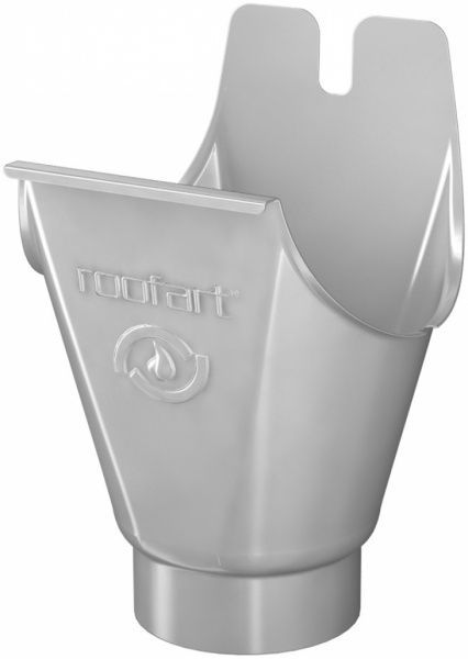 Воронка ринви ROOFART 125/87 мм білий 