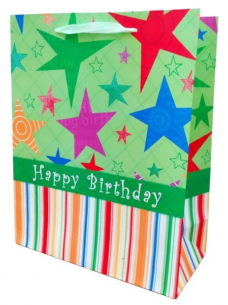 Пакет подарочный 26x32x10 см Премиум 