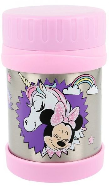 Термос детский STOR Disney - Minnie Mouse Unicorns Are Real Steel Isothermal Pot 284 мл