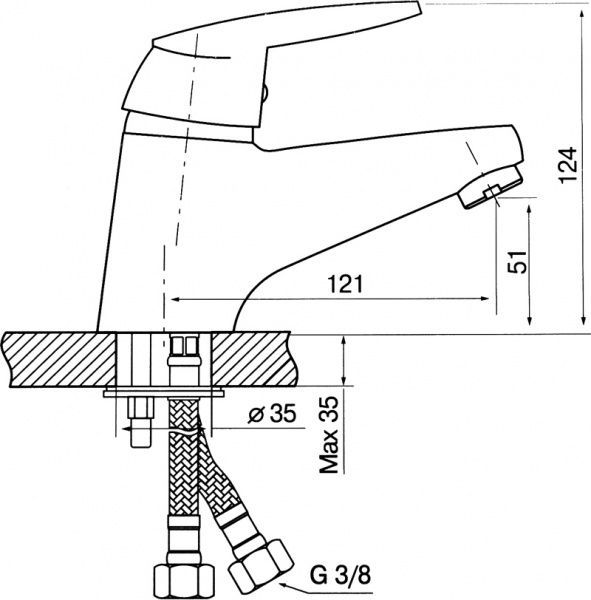 Смеситель для умывальника Koller Pool Integro NT0200