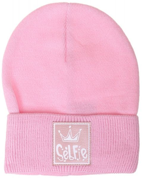 Шапочка детская для девочки Kraft+ 2641 р.50 светло-розовый 