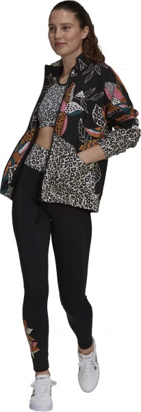 Лосины Adidas W FARM FB TIG GS6340 р.M черный