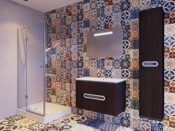 Зеркальный шкаф ЮВЕНТА Prato PrM-90 белая