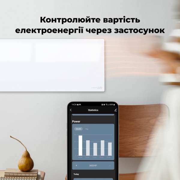 Панель теплова AENO Premium Eco Smart GH1S White (700 Вт)