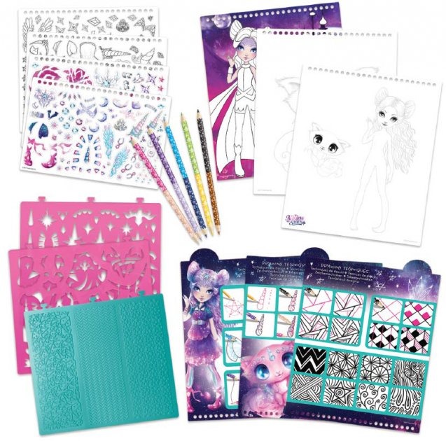 Набір для творчості Nebulous Stars Скетчбук Небулія мотиви космосу 11101