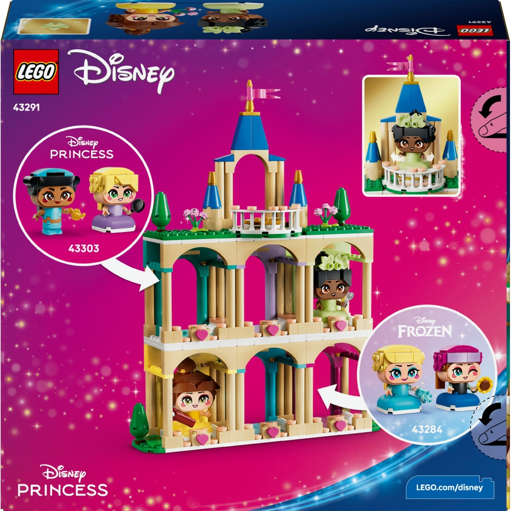 Конструктор LEGO Disney Princess Минипринцессы Бель и Тиана с замком 43291