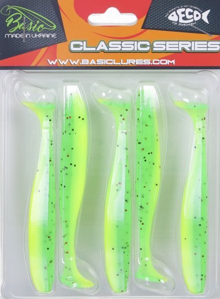 Приманка рыболовная Basic Lures White Bait 4,0 100 мм 5 шт. 943 силиконовая
