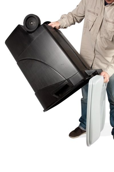 Бак для сміття з кришкою Tayg Eco з педаллю 100 л 441073_чорний