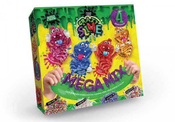 Набір для дослідів Danko Toys Crazy Slime 4в1 укр. (10) в асортименті