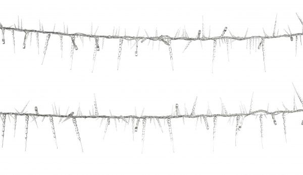 Электрогирлянда линейная Сосульки белые ICLD30-W встроенный светодиод (LED) 30 ламп 1,8 м