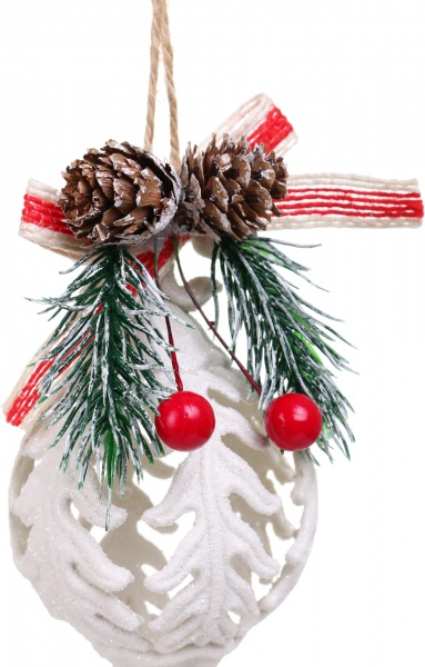 Декоративная подвеска Сорочка с декором 17x6 см HF20Y2-09W белый