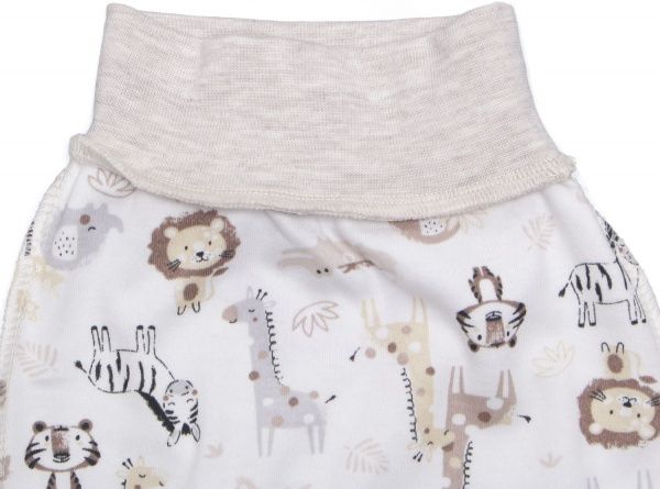 Ползунки детские Baby Veres Crazy Zoo р.50 бежево-коричневый 