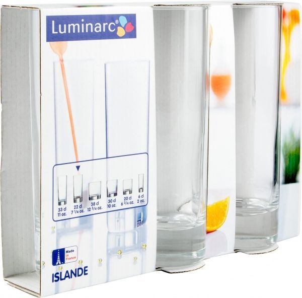 Набір склянок Islande 220 мл 3 шт. Luminarc