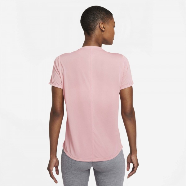 Футболка Nike W NK ONE DF SS STD TOP PLUS DJ6709-630 р.2X рожевий