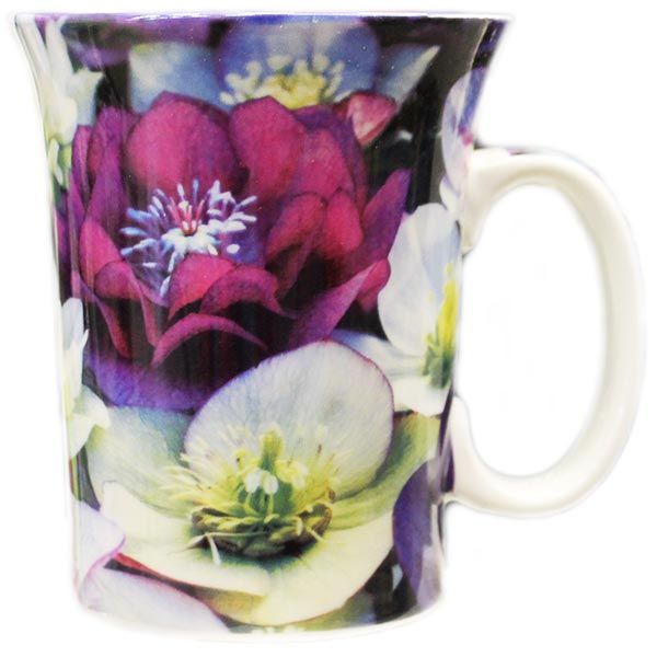 Чашка фарфоровая Весна в ассортименте 330 мл