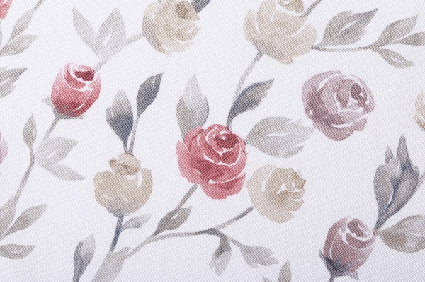 Скатерть Talasa d160 белый с рисунком Luna 