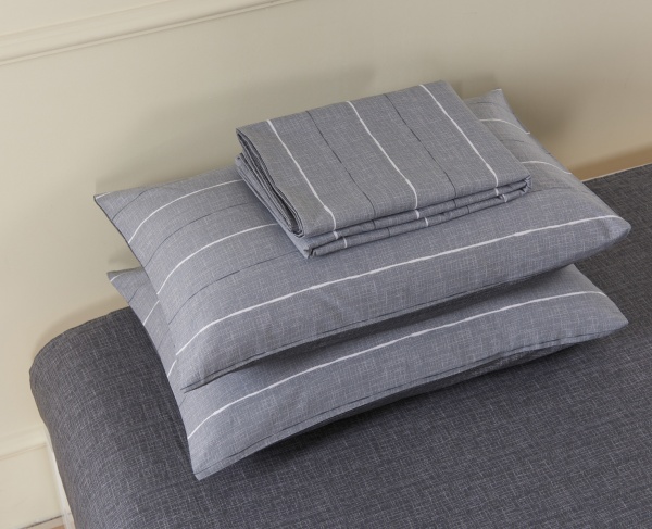 Комплект постельного белья Torito семейный серый La Nuit 