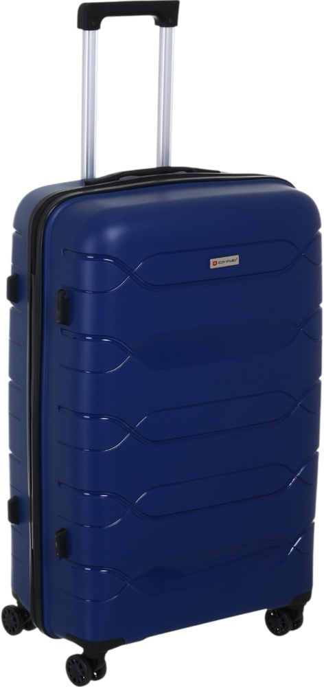 Валіза Compass №XY007 L 93 л синій 70x46x29 см