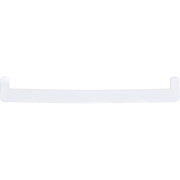 Торцева заглушка Унипласт 300х22х6 мм білий 