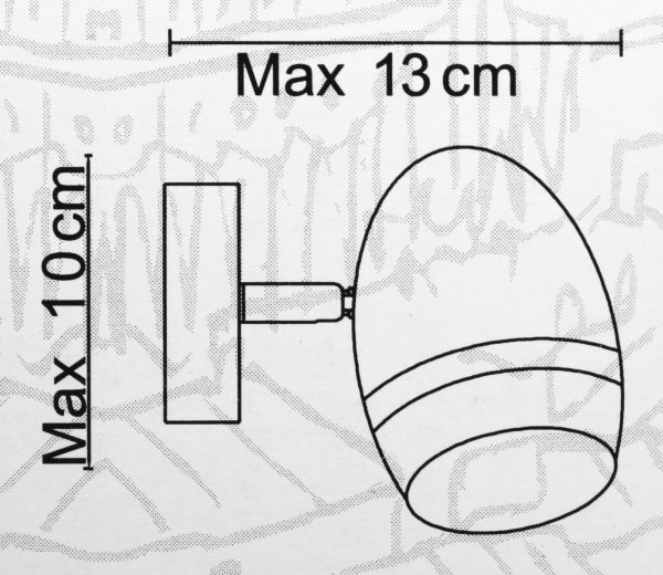 Спот Arte Lamp A6701AP-1CC 1x3 Вт хром Bombo 