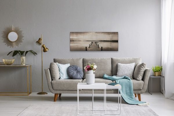 Репродукция Неизвестность 150x60 см Styler 