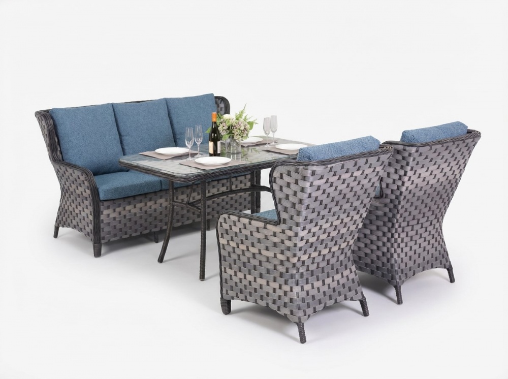 Комплект мебели Франческа прямой 2-ст серый