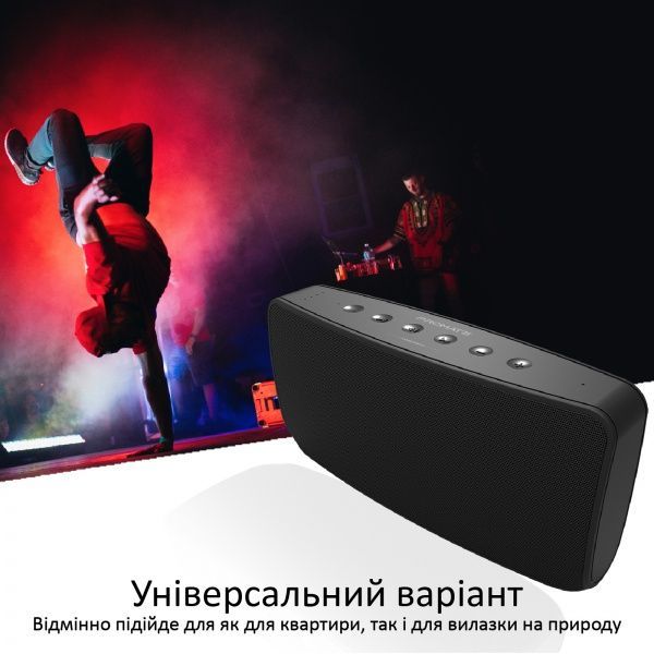 Портативная колонка Promate Concerto 40W IP20 2.1 black 