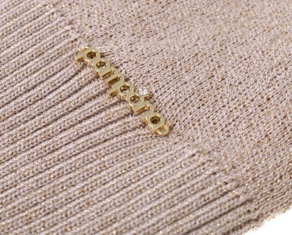 Комплект шапка + снуд Pompona для девочек р.52-54 бежевый 20 Z P 51 k 