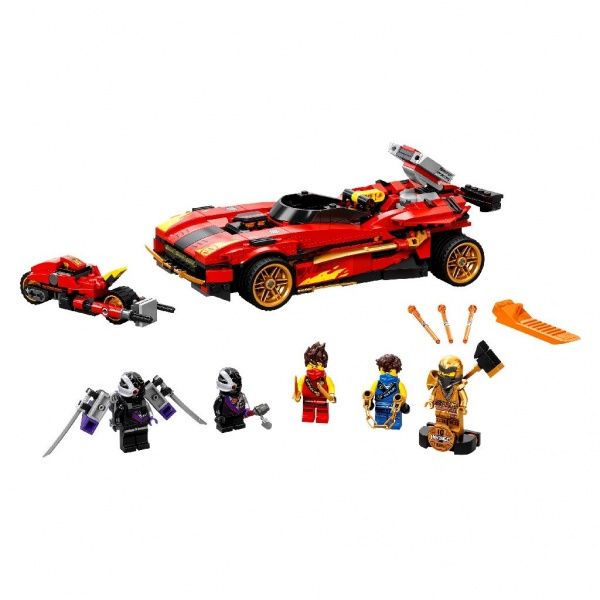Конструктор LEGO Ninjago Переслідувач ніндзя X-1 71737