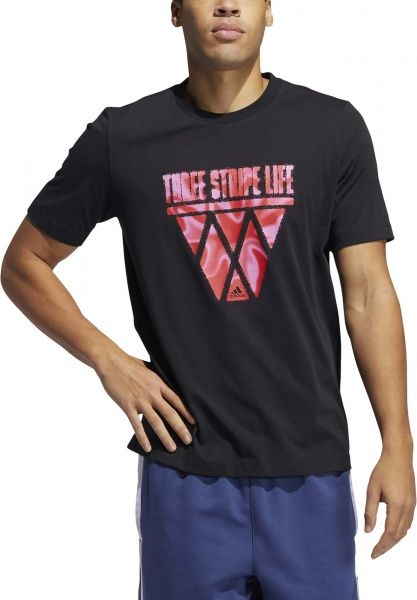 Футболка Adidas TSL HOOPS GN5152 2XL чорний