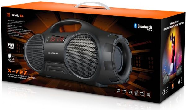 Акустическая система Real-el X-727 2.0 black 