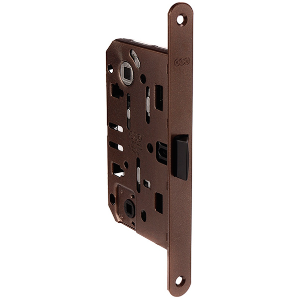 Дверний замок міжкімнатний AGB MEDIANA Evolution WC96 B.01102.50.22 бронзовий