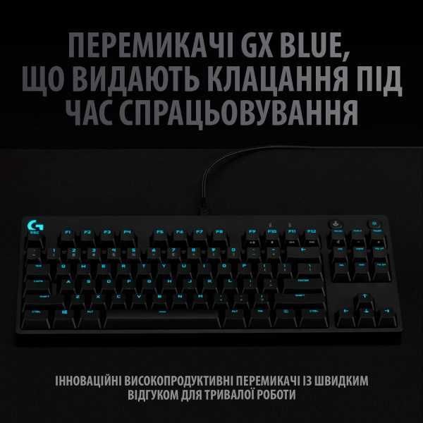 Клавиатура Logitech G PRO Mechanical Gaming USB (920-009392) black 