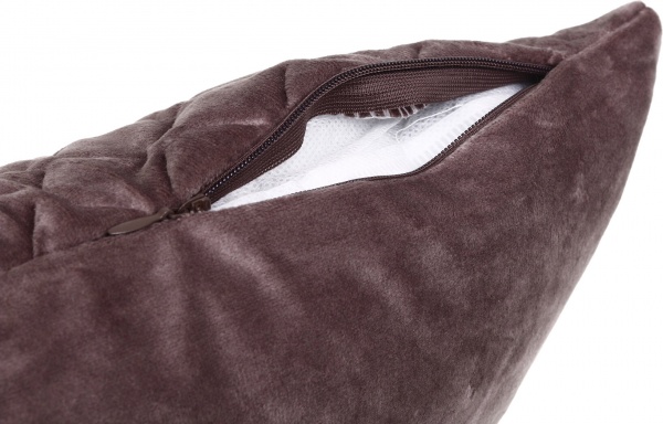 Подушка декоративная Nadia 45x45 см шоколадный La Nuit 